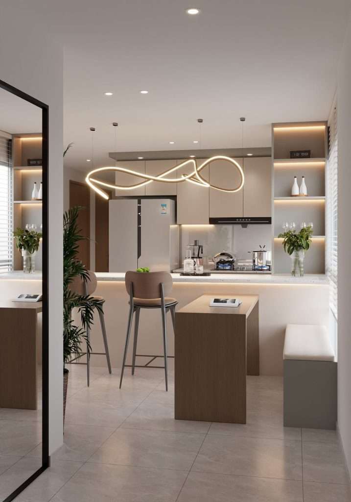 Condo Interior Design & Renovation Singapore 5 Singapore condo renovation and interior design for dining area