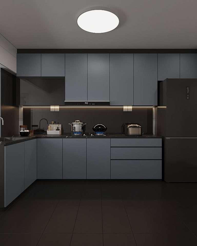 Singapore Clementi West, 4 room HDB resale renovation and interior design for kitchen