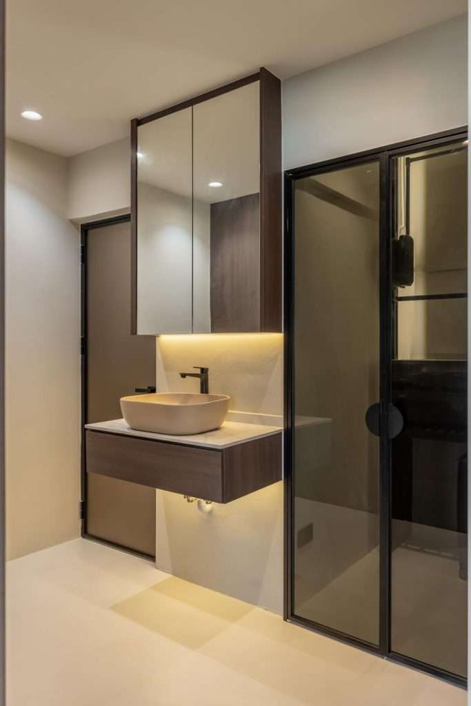5 Room HDB Resale Renovation at Bukit Purmei Rd 13 Resale 5 Room Bukit Purmei Rd bathroom